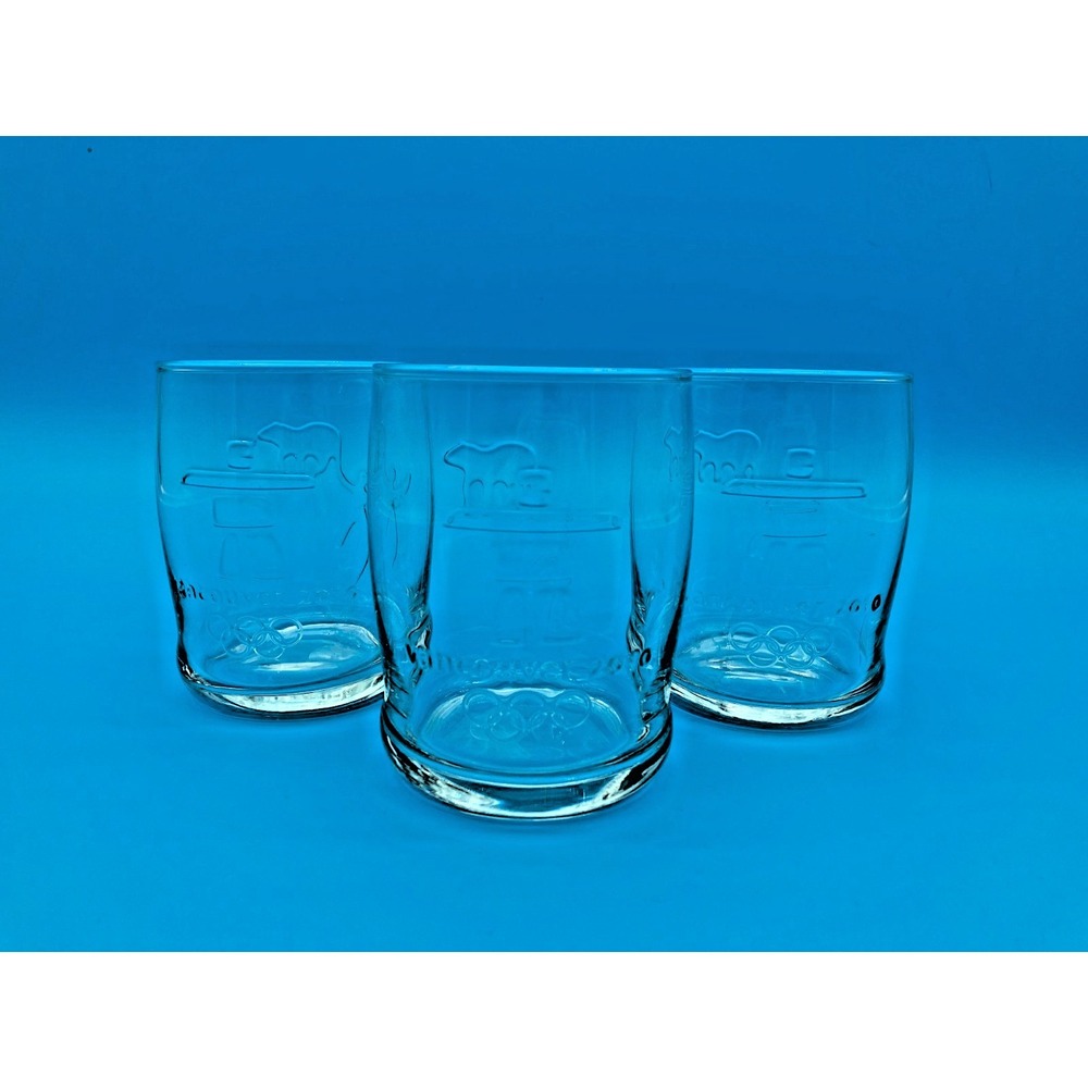 Vancouver 2010 Olympics Petro-Canada Glasses Set of 3 - Robson Tumblers